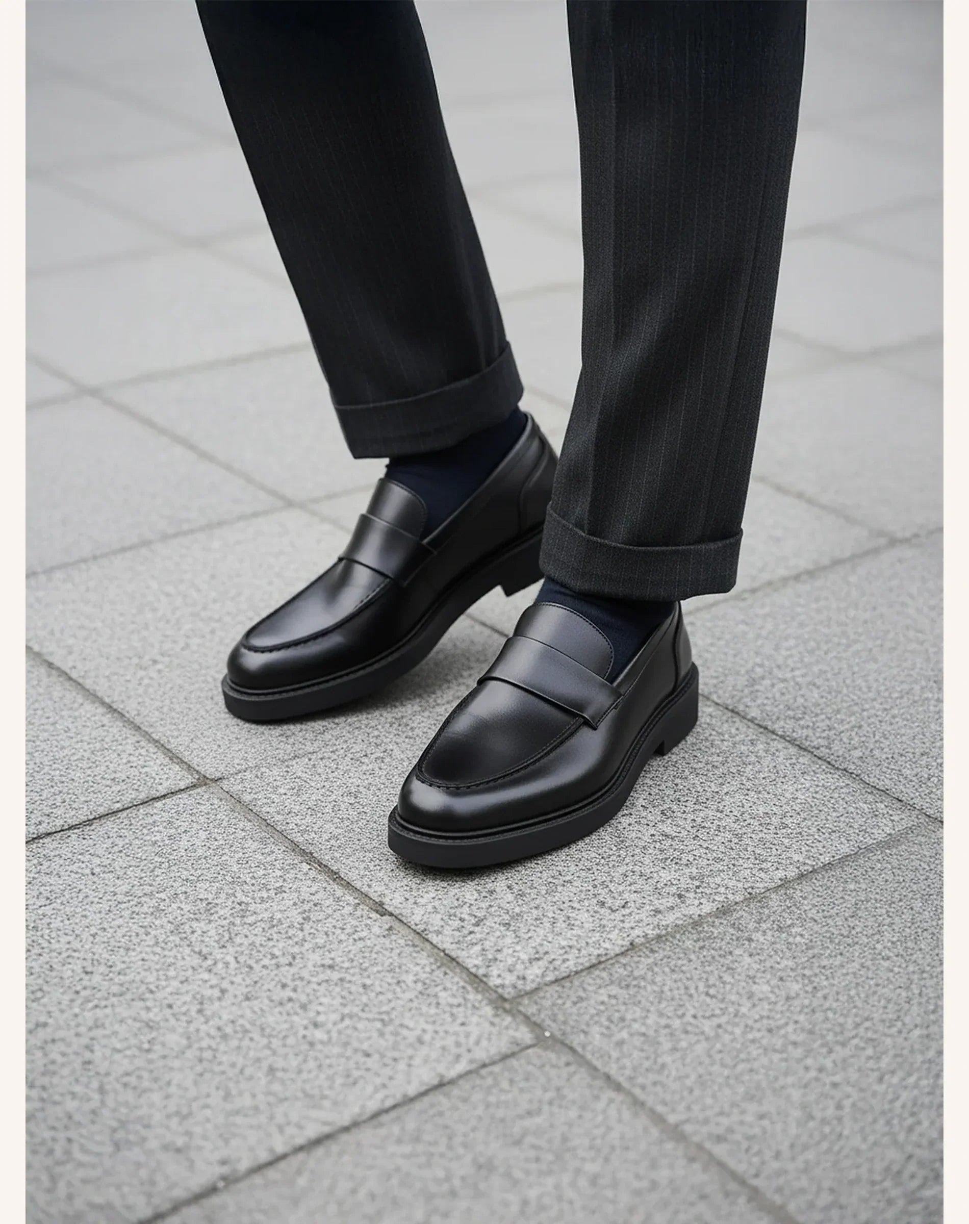 Men Black Derby Shoes Smart Formal Lace Up Shoes