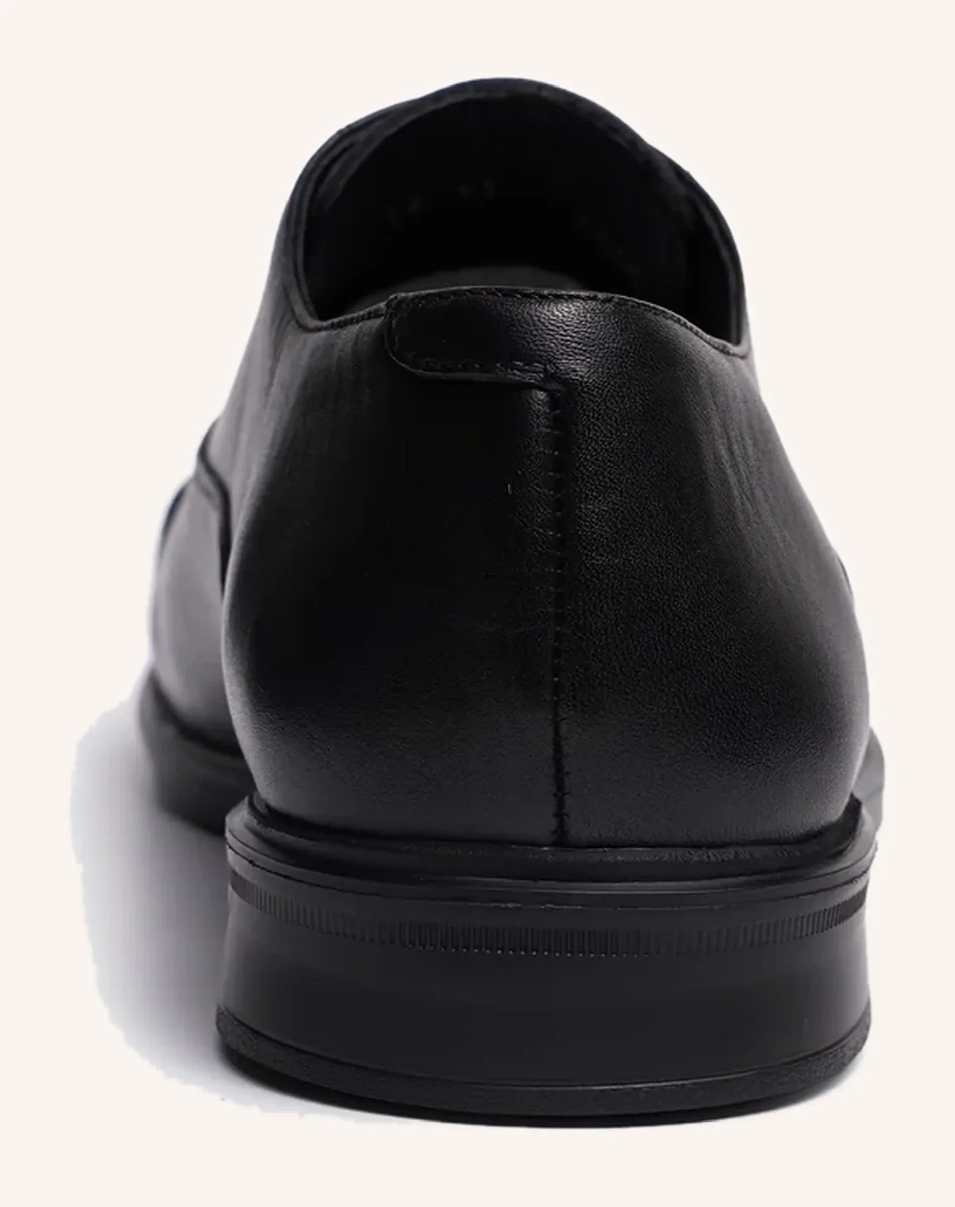 Men Black Oxford Dress Shoes Cap Toe Formal Shoes