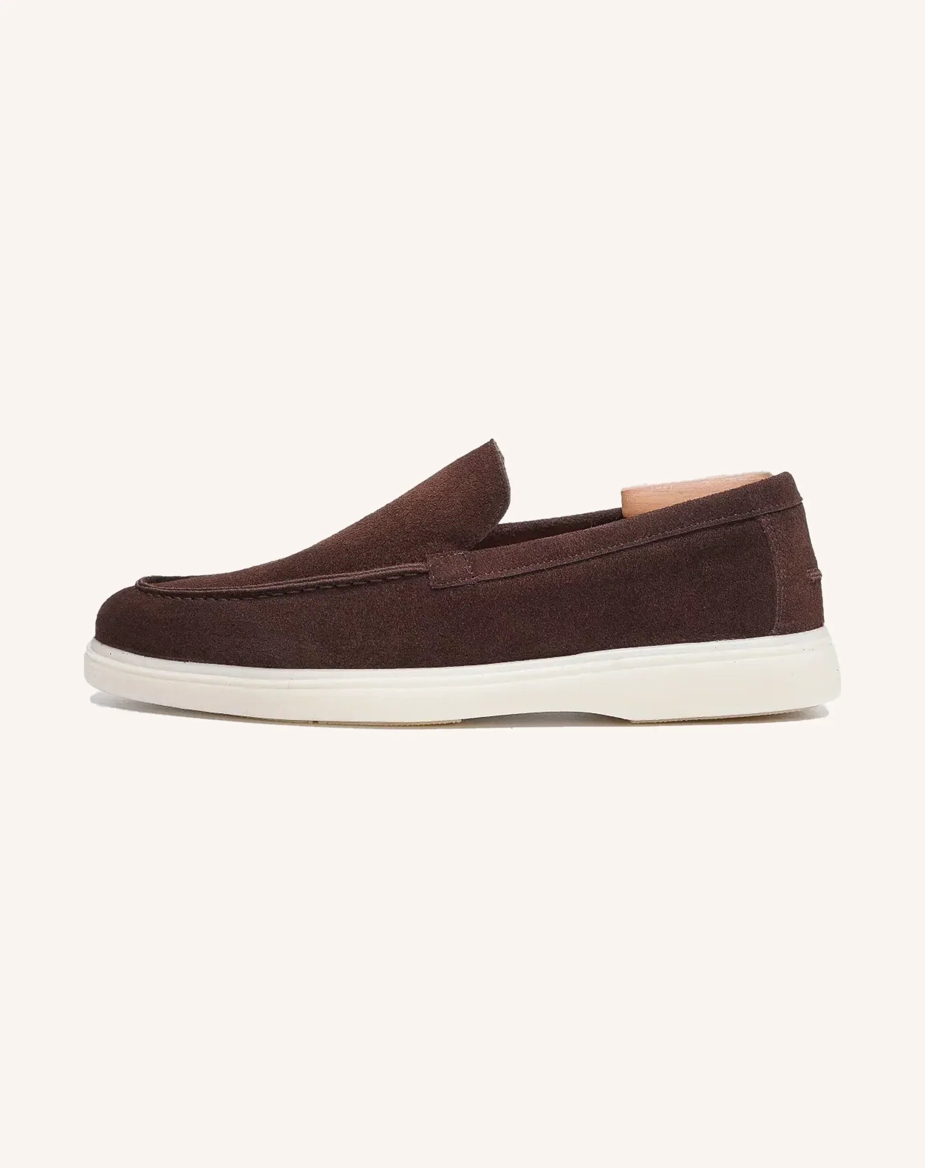 Men Suede Slip On Loafers